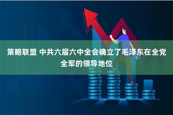 策略联盟 中共六届六中全会确立了毛泽东在全党全军的领导地位