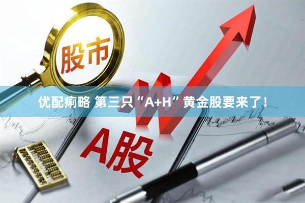 优配痢略 第三只“A+H”黄金股要来了！